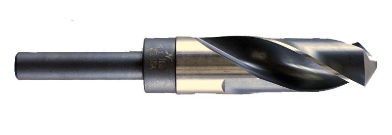 TTC 1-7/64 x 1/2 Shank Cobalt Silver & Deming Drill 