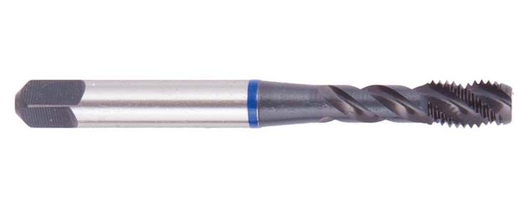 M4 X 0.7 SPIRAL POINT BLUE RING TAP FOR ALUMINIUM EUROPA TOOL TM05160400 