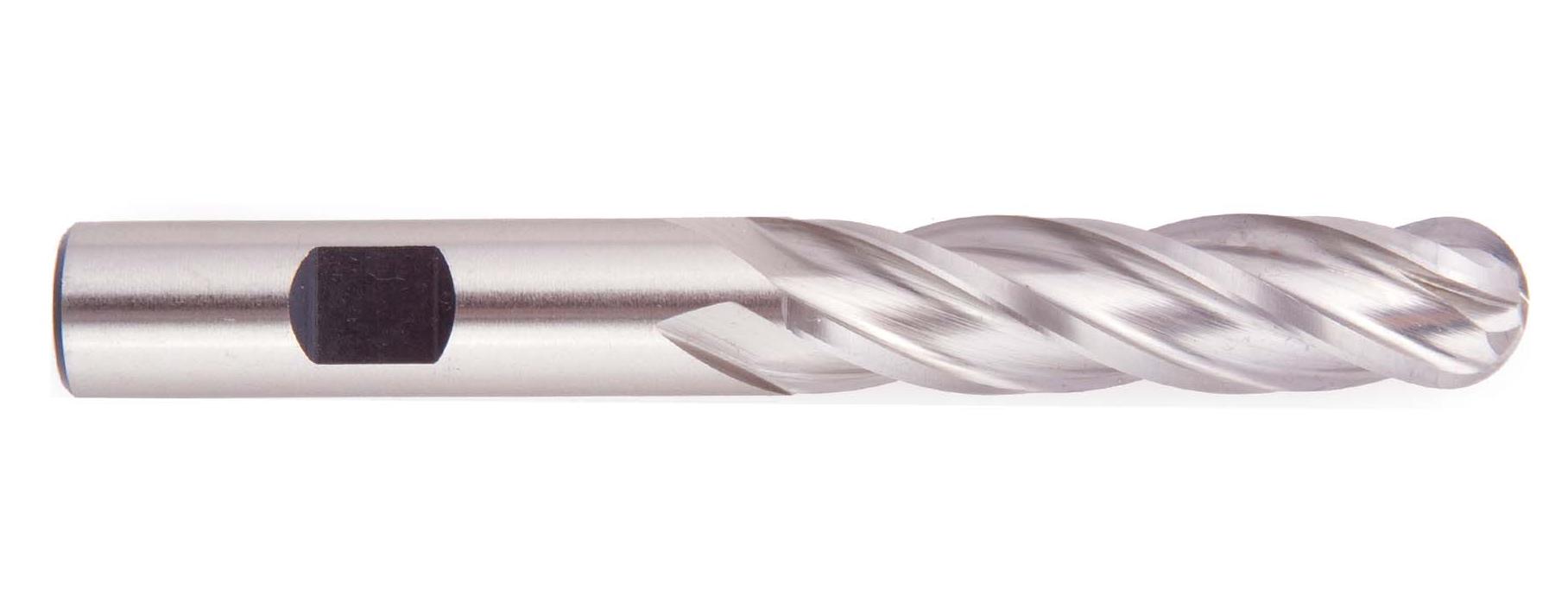 Ball End Long & Extra Long Single End Center Cutting HSS End Mills