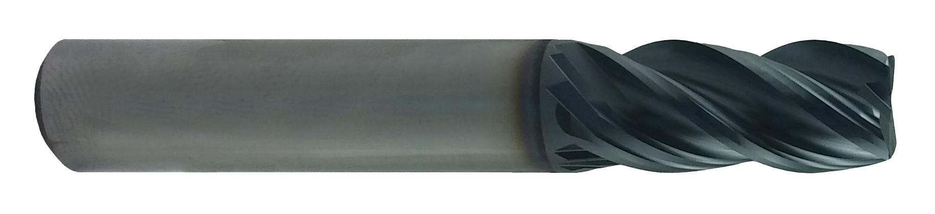 3.0000 OAL REV5233 5 Flute 1.2500 LOC .0600 Radius AlCrN Coated Single End Corner Radius Carbide End Mill Round Shank Type 1/2 RedLine Tools .5000 