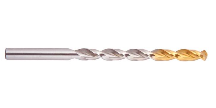 Cobalt Parabolic Flute Royal Gold Tip 130° Split Point Jobber Length Drills – Fractional Sizes