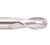 Two Flute Ball End Single End Center Cutting HSS End Mills